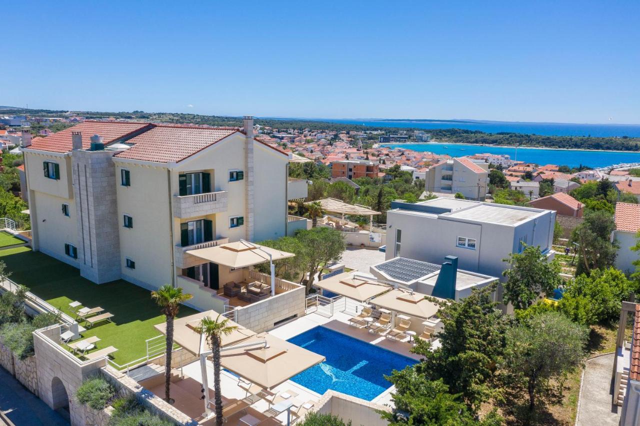 Pool Terrace Sea View Sarkic Appartement Novalja Buitenkant foto